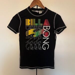 Billabong Black Tee with Vibrant Graphic